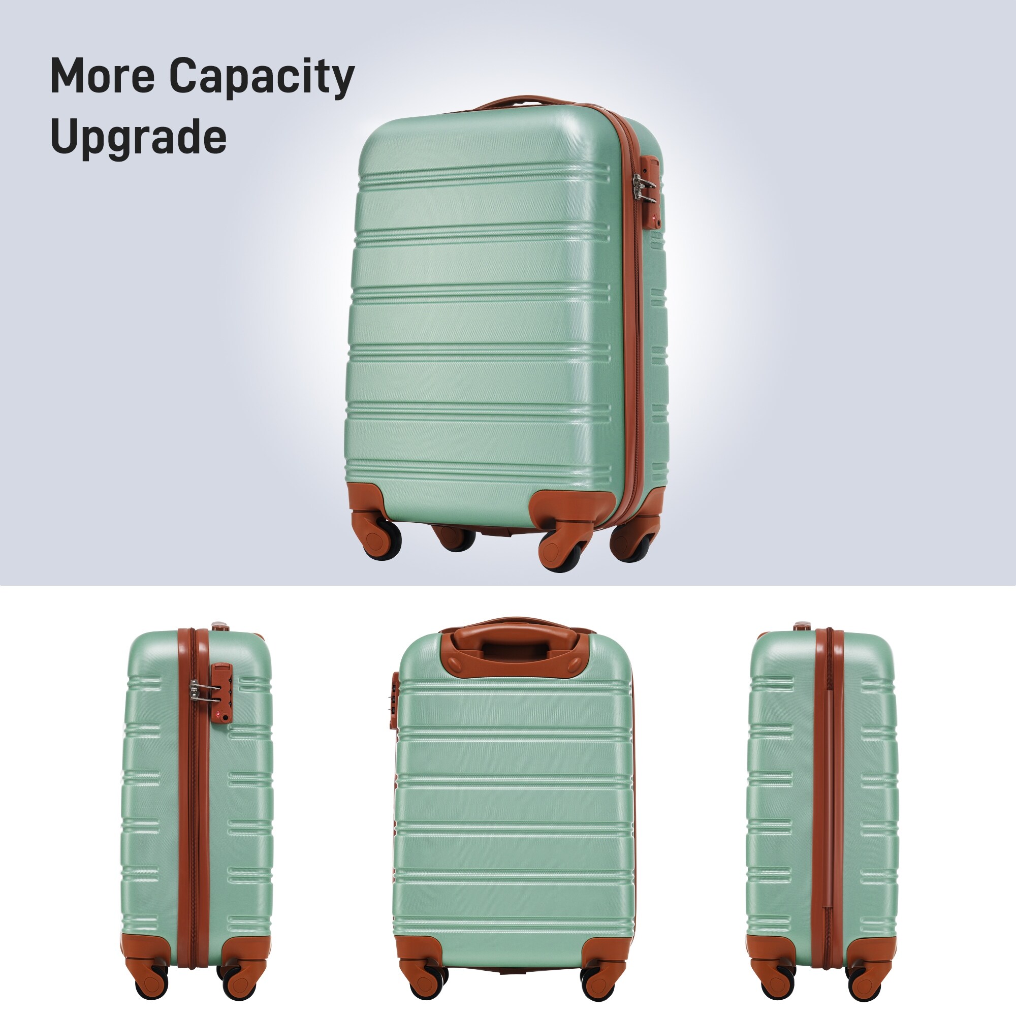 Expandable Hardshell 20 Inch Luggage Travel Bag Spinner Suitcase with TSA Lock Lightweight On Sale Bed Bath Beyond 39466725
